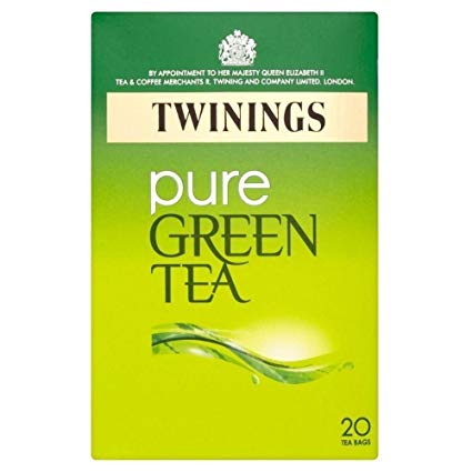 TWININGS PURE GREEN TEA BAGS x 20